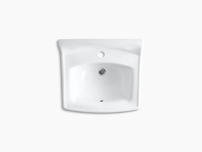 K 2031 Greenwich Wall Mounted Or Concealed Carrier Arm Commercial Bathroom Sink With Single Faucet Hole 20 3 4 X 18 1 Kohler - Kohler Wall Mount Sink Ada Specs